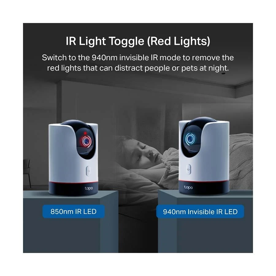 TP-Link Tapo C225 V2 (4.0MP) Pan/Tilt Home Security Wi-Fi IP Camera