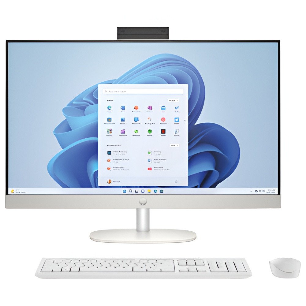 HP AIO 24 Core i5 1334U 8GB RAM 512GB SSD 23.8 Inch FHD Touch Shell White All-in-One PC Model CR0039L (B7FV2PA)