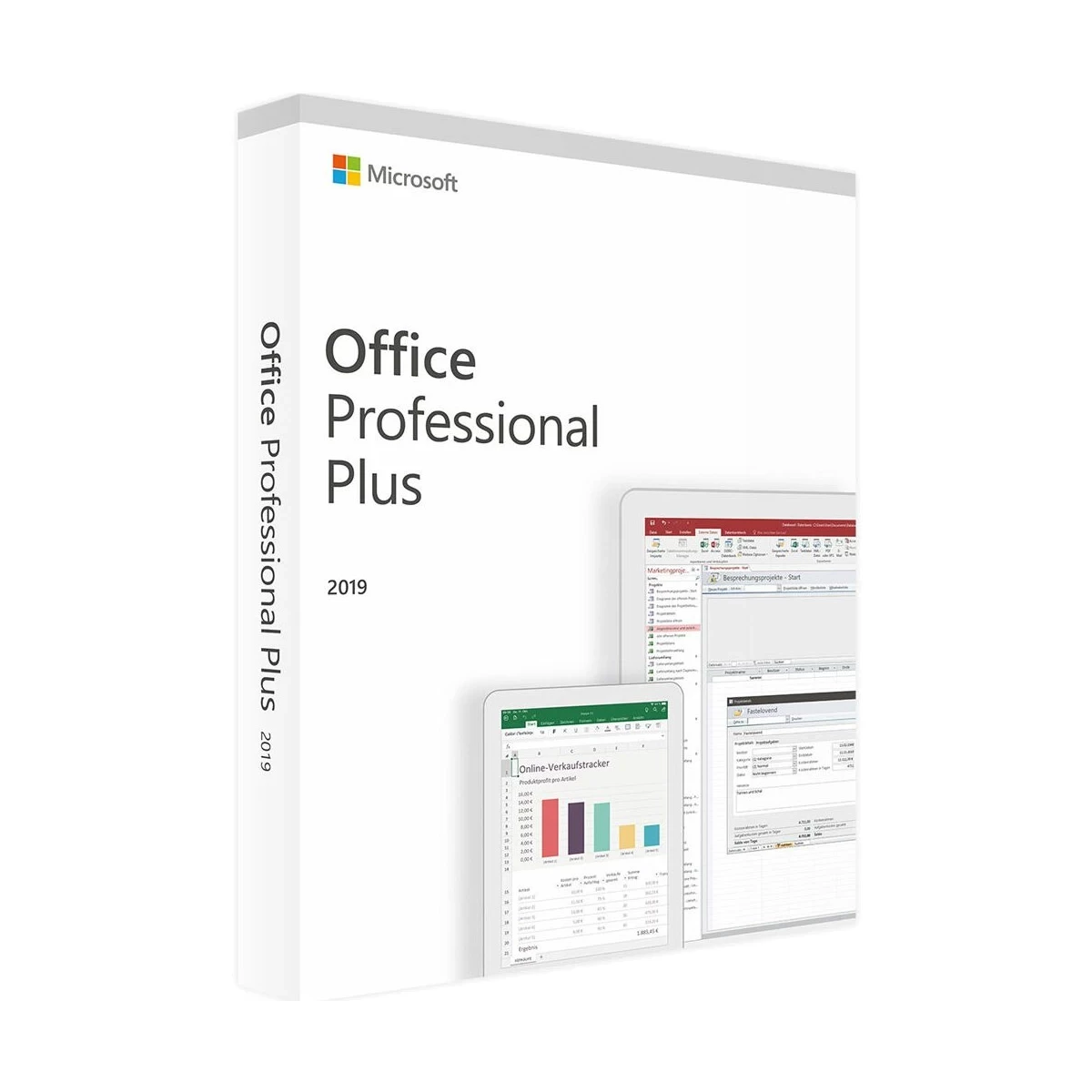 Microsoft Office Professional Plus 2019 English DVD (Word, Excel, PowerPoint, Onenote, Outlook) #T5D-03209 / 79P-055379 (Corporate - For windwos Only)