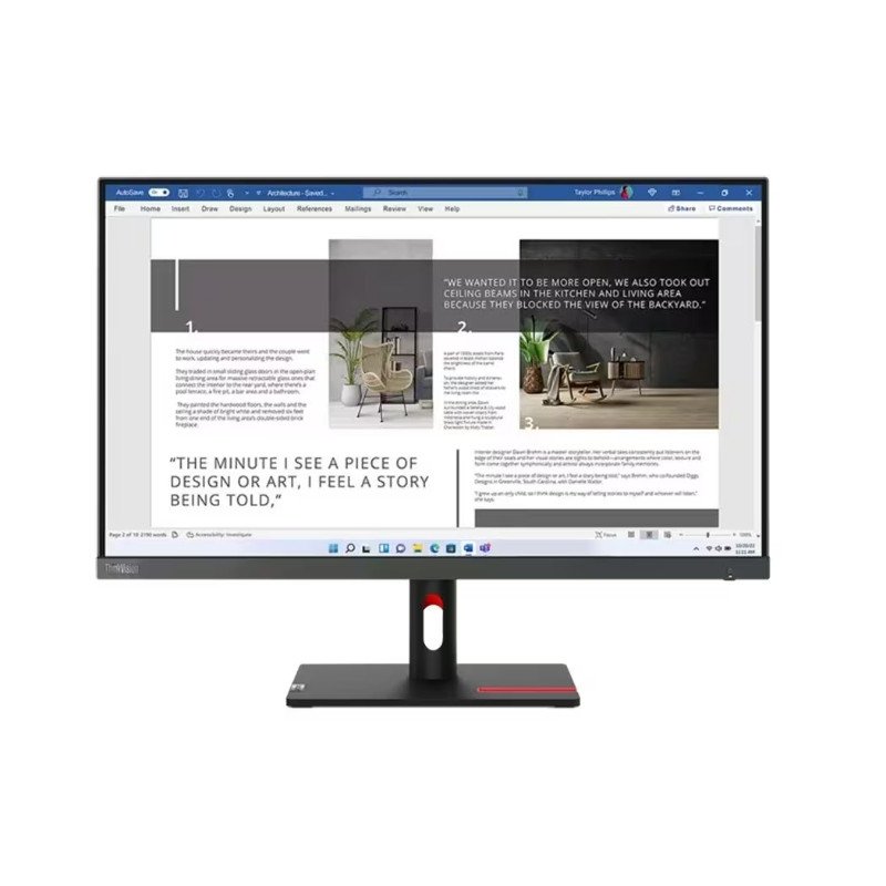 Lenovo ThinkVision 27 Inch 100Hz FHD Monitor Model S27i-30